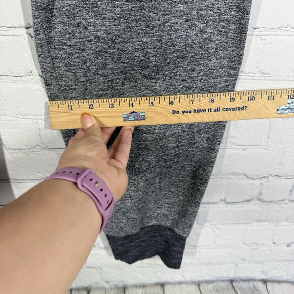 Athleta Jogger Sweatpants Women XL Gray Black Pull On Leggings Activewear Active - Picture 7 of 12